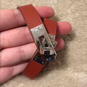 Hermès leather Kelly double tour